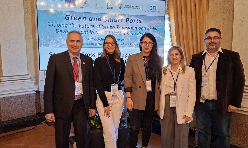 BLUE PORTS joins the regional dialogue on green skills for port transformation: high-level CEI workshop, Trieste, 16 October 2025